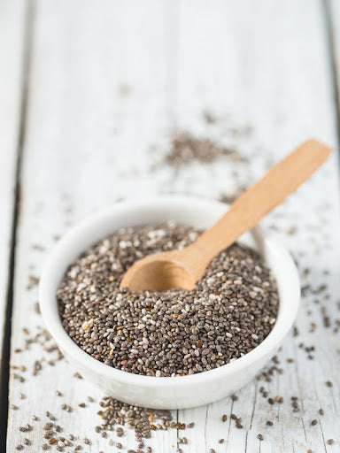 A bowl of flaxseed