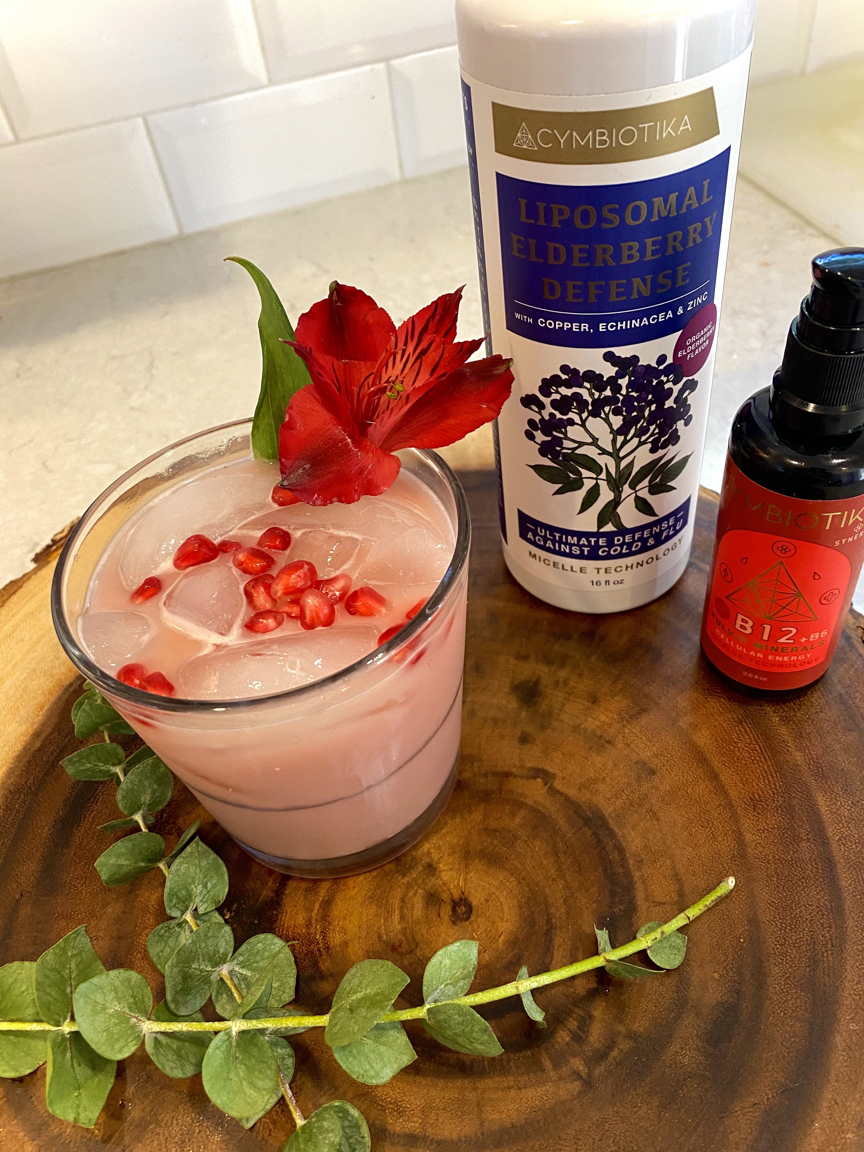 Immune Boosting Elderberry Mocktail