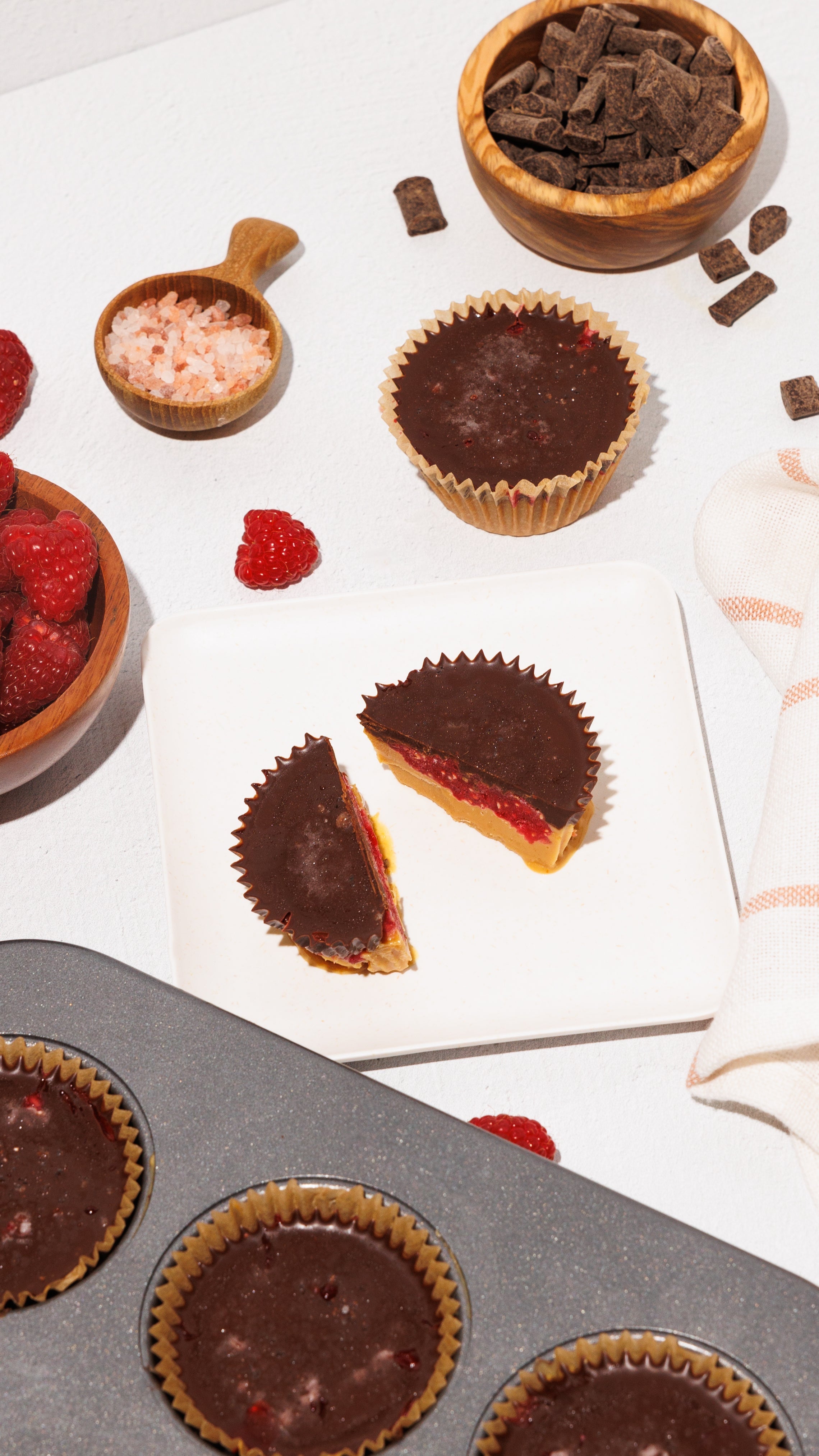 Peanut Butter Raspberry Cups