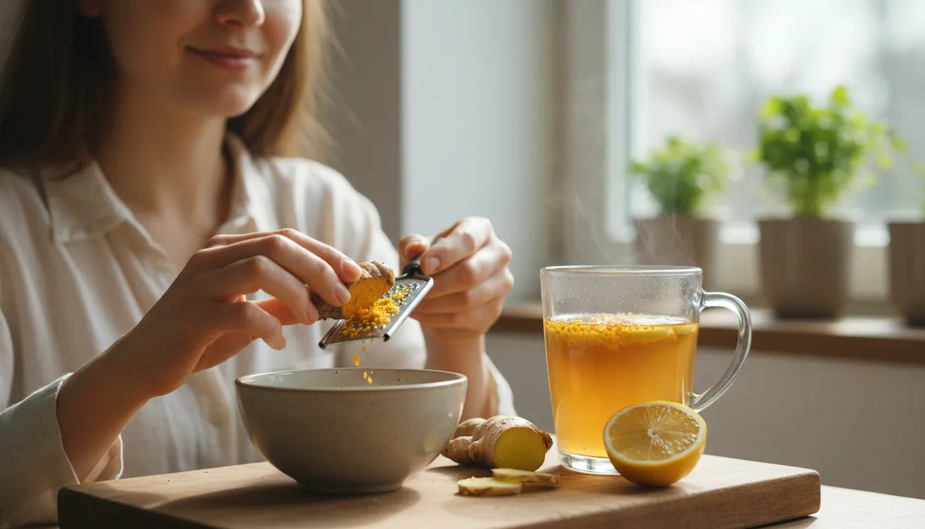 How to Make Turmeric Ginger Lemon Tea for Brain Health