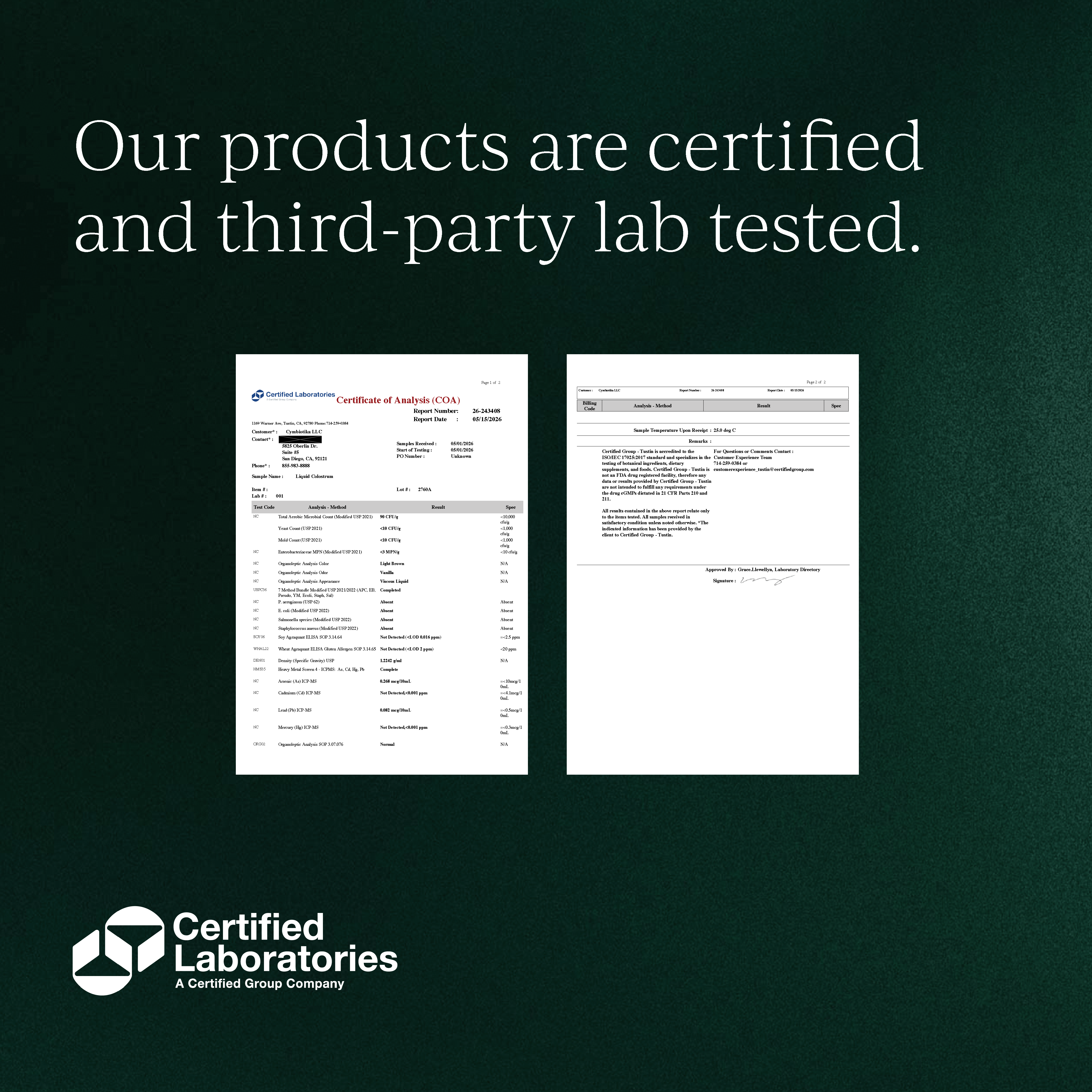 Liquid Colostrum