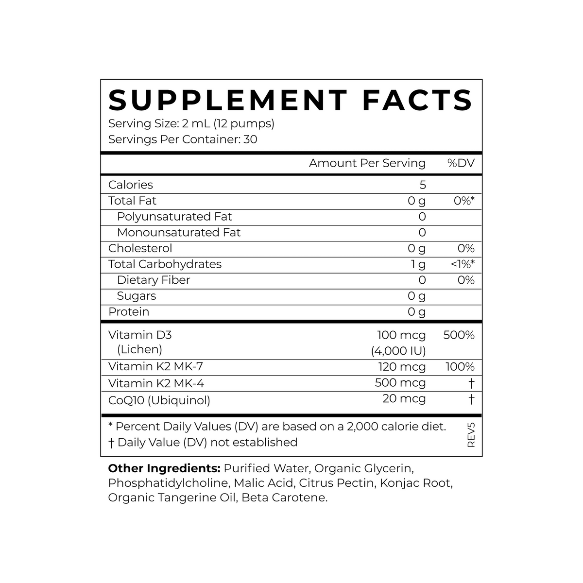 Vitamin D3 + K2 + CoQ10